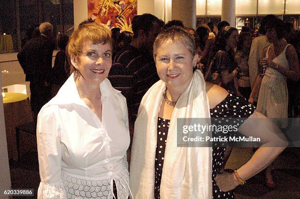 Sandra Schulberg and Catherine Wyler attend Launch Of The Retrospective: Zeitgeist-The FIlms Of Our Time at Moma on June 27, 2008 in New York City.