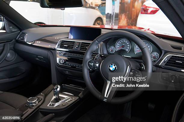 Interior view of the dashboard on October 20, 2016 in Southend, United Kingdom.