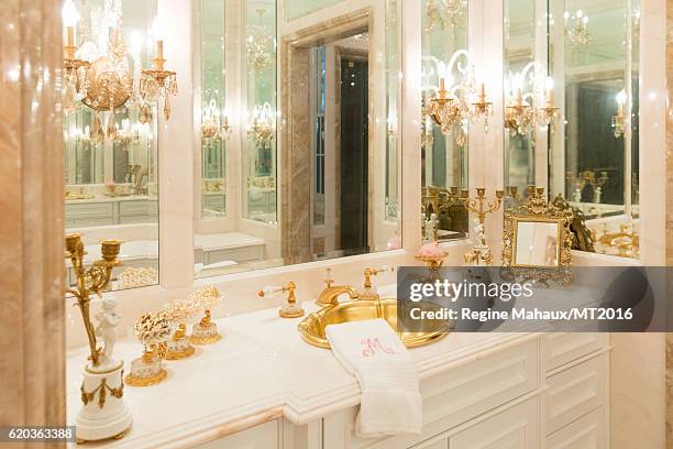 General view of the Trump Country House during a photography session with Melania Trump on January 5, 2016 in Westchester County, New York.