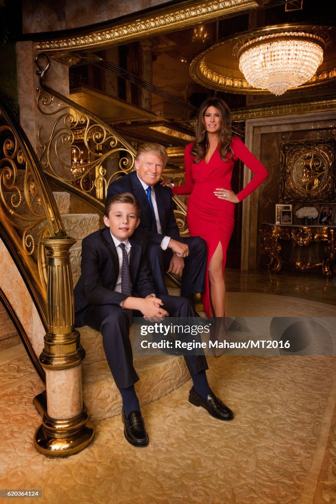 Donald And Melania At Home Shoot