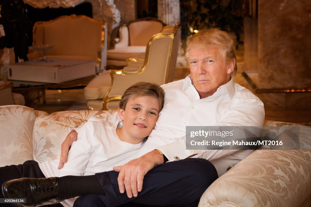 Donald And Melania At Home Shoot