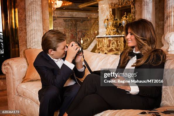 Donald And Melania At Home Shoot Donald And Melania At Home Shoot