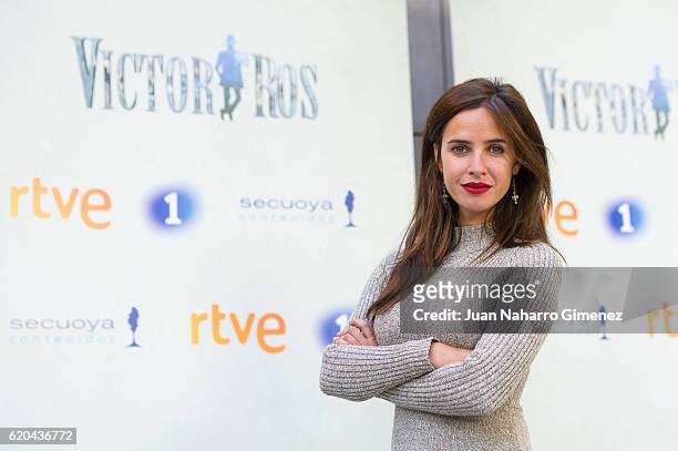 Paula Prendes attends 'Victor Ros' photocall at Academia de Cine on November 2, 2016 in Madrid, Spain.