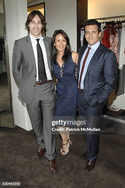 Roberto Faraone Mennella, guest and Amedeo Scognamiglio attend CAROLINA HERRERA New York Preview Of The Jewelry Collection Designed for Carolina...