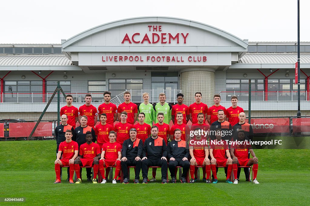 Liverpool U23 Official Team Group