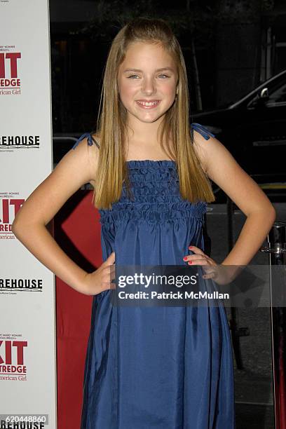 Madison Davenport attends Premiere of PICTUREHOUSE's KIT KITTREDGE: AN AMERICAN GIRL at The Ziegfeld Theater on June 19, 2008 in New York City.