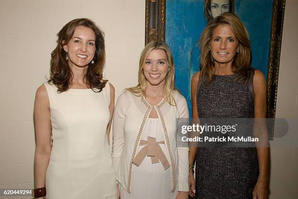 Alexia Hamm Ryan, Alexandra Lind Rose and Elizabeth Meigher attend Christie's Hosts Kickoff for The Society of Memorial Sloan Kettering Cancer...