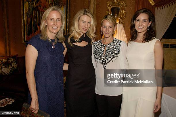 Allison Pappas, Claudia Overstrom, Lisa Errico and Alexia Hamm Ryan attend Christie's Hosts Kickoff for The Society of Memorial Sloan Kettering...