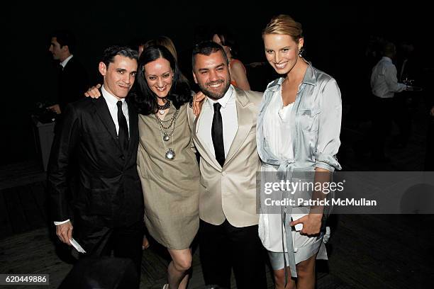 Ruben Toledo, Isabel Toledo, Edmundo Castillo and Karolina Kurkova attend 2008 Council of Fashion Designers of America Awards Presented by SWAROVSKI...