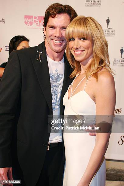 Rutledge Taylor and Deborah Gibson attend "What A Pair! 6" John Wayne Cancer Institute Benefit at Orpheum Theatre on June 8, 2008 in Los Angeles, CA.