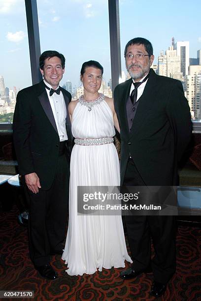 Steven Shindler, Luanee Zurlo and Jose Sergio Gabrielli attend WORLDFUND 2008 EDUCATION LEADERSHIP AWARD DINNER at Madarin Oriental Hotel on June 9,...