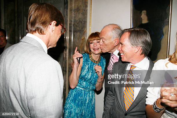 Shelby Bryan, Anna Wintour, Leonard Lauder, Tommy Hilfiger and Dee Ocleppo attend Cocktail Reception in Honor of TOMMY HILFIGER and DEE OCLEPPO'S...