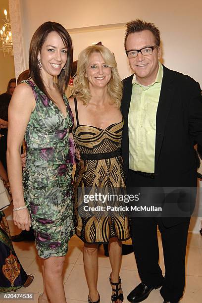 Ashley Groussman, Nanette Lepore and Tom Arnold attend "Fashion Votes: A Celebration of Fashion and Politics" Hosted by Nanette Lepore and Kerry...