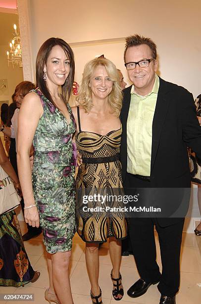 Ashley Groussman, Nanette Lepore and Tom Arnold attend "Fashion Votes: A Celebration of Fashion and Politics" Hosted by Nanette Lepore and Kerry...