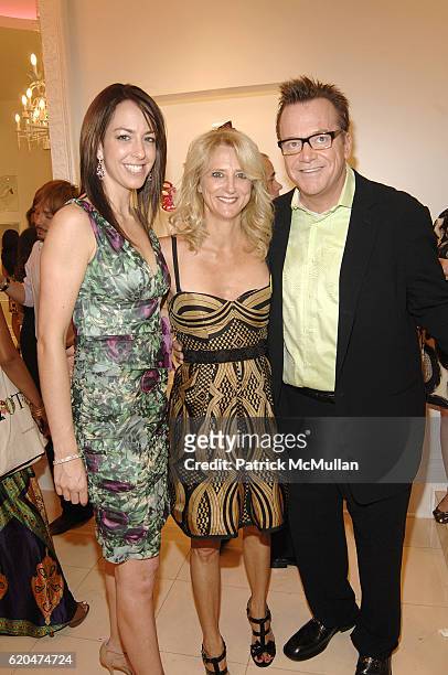 Ashley Groussman, Nanette Lepore and Tom Arnold attend "Fashion Votes: A Celebration of Fashion and Politics" Hosted by Nanette Lepore and Kerry...