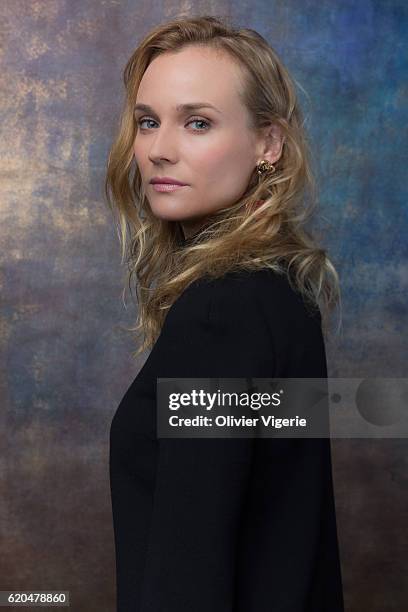 Actress Diane Kruger is photographed for Self Assignment on September 3, 2016 in Deauville, France.