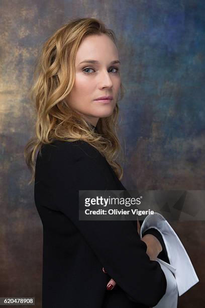 Actress Diane Kruger is photographed for Self Assignment on September 3, 2016 in Deauville, France.