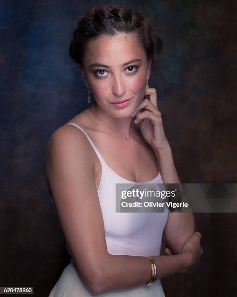 Actress Fabianne Therese is photographed for Self Assignment on September 3, 2016 in Deauville, France.