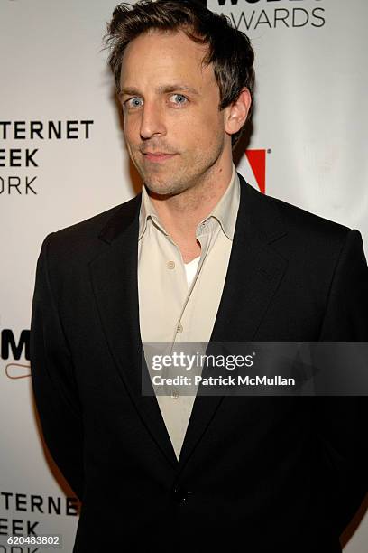 Seth Meyers attends The 12th Annual Webby Awards Afterparty at Hiro Ballroom at The Maritime Hotel 363 w 16th st on June 10, 2008.