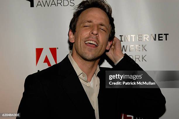 Seth Meyers attends The 12th Annual Webby Awards Afterparty at Hiro Ballroom at The Maritime Hotel 363 w 16th st on June 10, 2008.