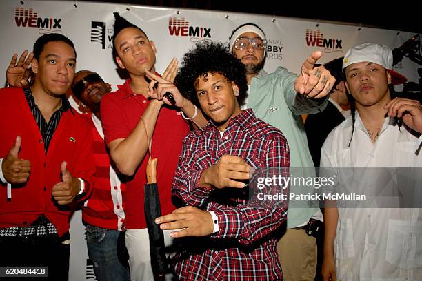 Double - 0, Knaledge , Tim William, De Jesus, Travis Mccoy and guest attend The 12th Annual Webby Awards Afterparty at Hiro Ballroom at The Maritime...