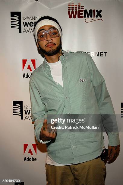 Travis Mccoy attends The 12th Annual Webby Awards Afterparty at Hiro Ballroom at The Maritime Hotel 363 w 16th st on June 10, 2008.