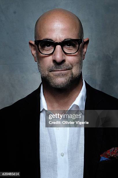 Actor Stanley Tucci is photographed for Self Assignment on September 3, 2016 in Deauville, France.