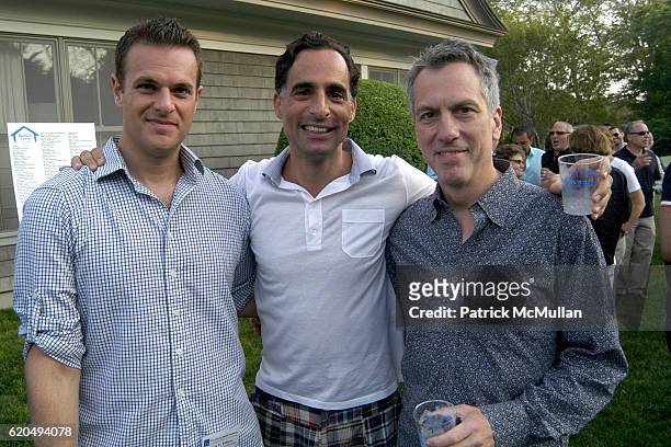 Ryan Elmer, Mario Palumbo and Richard Orient attend School's Out 2008, benefiting The Hetrick-Martin Institute, home of the Harvey Milk High School...