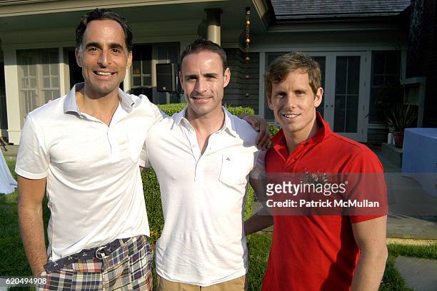Mario Palumbo, Clark Chaine and Matthew Kelleher attend School's Out 2008, benefiting The Hetrick-Martin Institute, home of the Harvey Milk High...