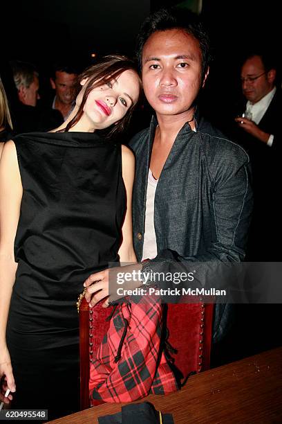 Kristina Ratliff and Ryan Urcia attend JASON POMERANC and TODD ENGLISH Host the Opening of LIBERTINE at GILD HALL on September 17, 2008 in New York...