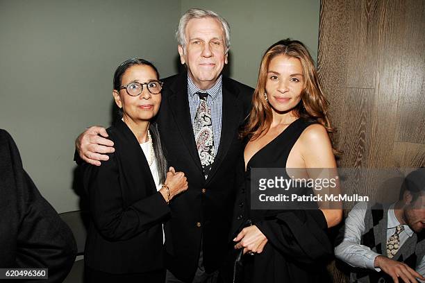 Gail Lumet Buckley, Kevin Buckley and Jenny Lumet attend THE CINEMA SOCIETY and LANCOME host the after party for "RACHEL GETTING MARRIED" at Cooper...