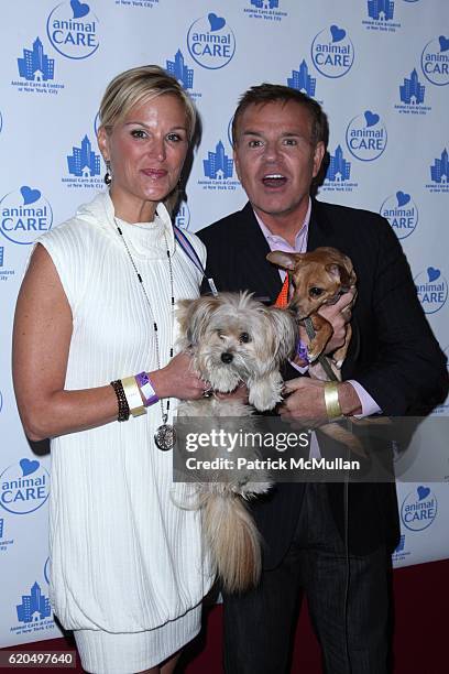 Juliet Huddy and Mike Jerrick attend ANIMAL CARE & CONTROL Holds the ANIMAL CARE AFFAIR GALA, PARTY FOR THE PAWS at Pressure on September 25, 2008 in...
