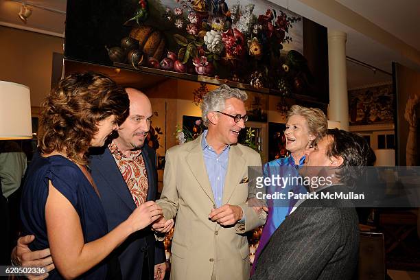 Shawn Silver, Robert Willson, Barbara von Schreiber, Joe Nye and Wilem van Es attend Cocktail party to celebrate the opening of THE DUTCH TOUCH ART...