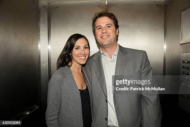 Paige Macaluso and Luke von Schreiber attend Cocktail party to celebrate the opening of THE DUTCH TOUCH ART COMPANY EXHIBITION at JOE NYE on...