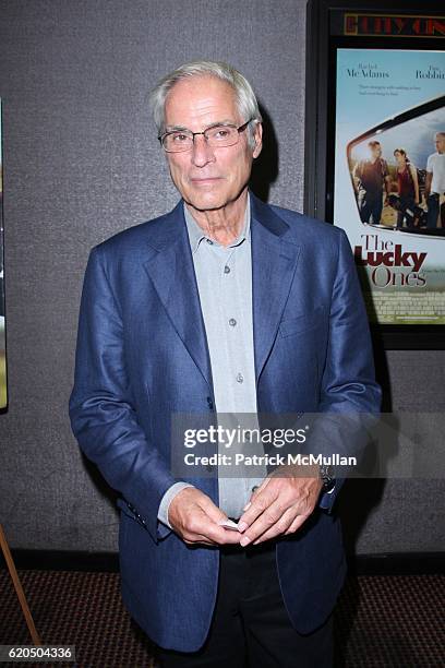 Bob Simon attends Private Screening of LIONSGATE and ROADSIDE ATTRACTIONS New Film, THE LUCKY ONES at Cinema 2 on September 18, 2008 in New York City.