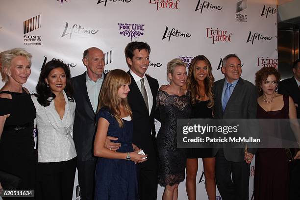 Trudie Styler, Andrea Wong, Neil Meron, Georgia Connick, Harry Connick, Jr., Renée Zellweger, Amanda Bynes, Craig Zadan and Bernadette Peters attend...