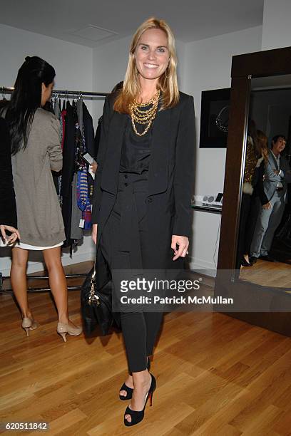 Annie Taube attends ASMALLWORLD and NET-A-PORTER.COM hosts a Trunk Show at 333 West 14th Street on September 24, 2008 in New York City.