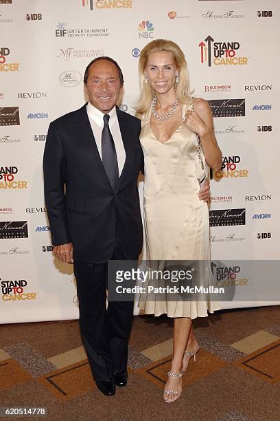 Paul Anka and Anna Anka attend Stand Up To Cancer at Kodak Theatre on September 5, 2008 in Hollywood, CA.