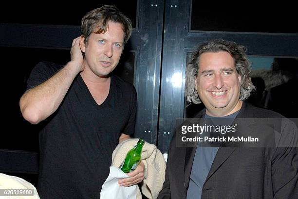 Doug Aitken and Gregory Crewdson attend 303 Gallery Opening Reception NEW WORKS by DOUG AITKEN at 547 W 21 Street on September 20, 2008 in New York...