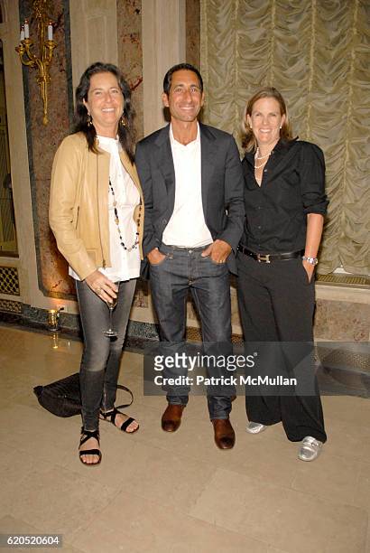 Ivy Ross, Gary Muto and Marka Hansen attend colette x GAP Private Dinner at Grand Plaza on September 5, 2008 in New York City.