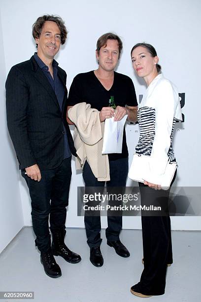 Richard Phillips, Doug Aitken and Sarah Morris attend 303 Gallery Opening Reception NEW WORKS by DOUG AITKEN at 547 W 21 Street on September 20, 2008...