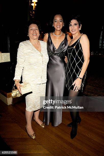 Roe Glasser, Cassandra Seidenfeld Lyster and Arlene Lazare attend ROBERT LYSTER & CASSANDRA SEIDENFELD LYSTER'S FETE D' AMOUR at The New York Tennis...