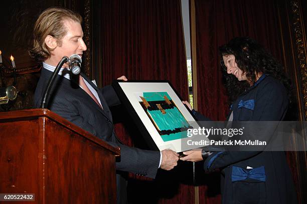 Eric Javits and Monica Botkier attend Madison Square Boys & Girls Club Purses & Pursenalities Luncheon at The Metropolitan Club on September 23, 2008...