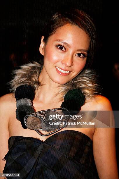 Gigi Leung attends PORTS 1961 Spring 2009 Fashion Show at The Tents on September 8, 2008 in New York City.