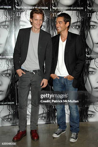 Magnus Berger and Tenzin Wild attend The LAST MAGAZINE Launch and MILK'S 10th Anniversary at Milk Gallery on September 11, 2008 in New York City.