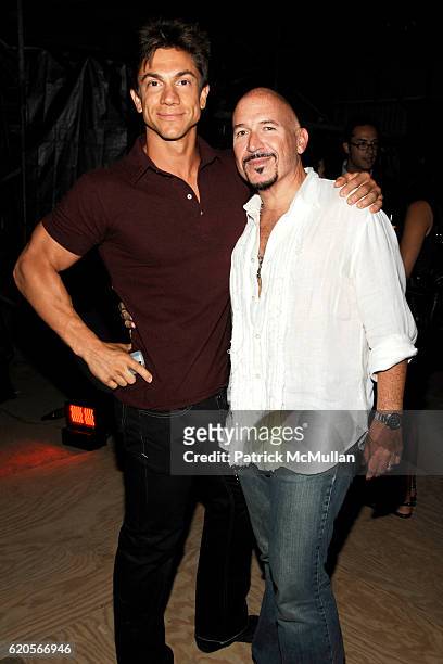 Vincent Maggio and Richard Perez-Feria attend INTERVIEW Party to Celebrate "A New Look" at The Standard on September 4, 2008 in New York City.