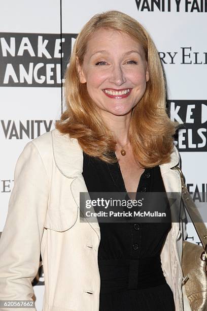 Patricia Clarkson attends NAKED ANGELS Presents Off Broadway Premiere of, FAULT LINES, a New Play by STEPHEN BLEBER at Cherry Lane Theatre on...