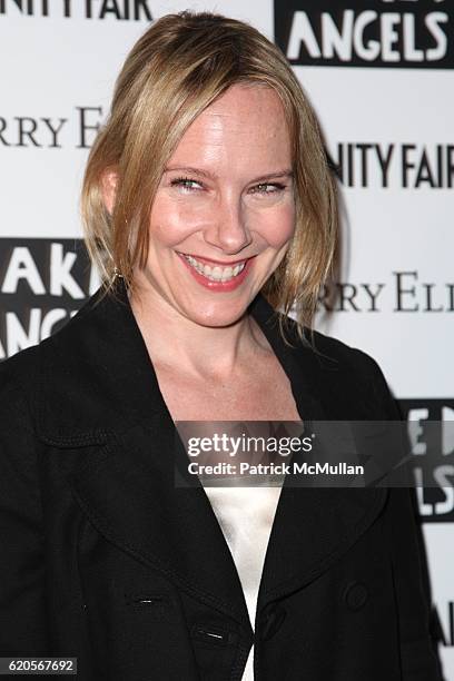 Amy Ryan attends NAKED ANGELS Presents Off Broadway Premiere of, FAULT LINES, a New Play by STEPHEN BLEBER at Cherry Lane Theatre on September 30,...