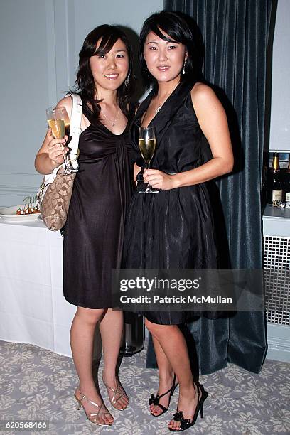 Anna Kim and Kelly Choi attend MISELA Holiday Trunk Show at Soho House on September 30, 2008 in New York City.