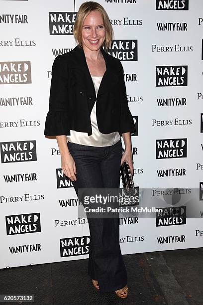 Amy Ryan attends NAKED ANGELS Presents Off Broadway Premiere of, FAULT LINES, a New Play by STEPHEN BLEBER at Cherry Lane Theatre on September 30,...